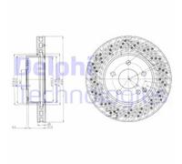 DELPHI BG4142C Disco freno