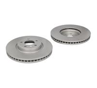 Dischi freno DELPHI BG4346C anteriore, ventilato, altamente carbonizzato, 2 Pezzo