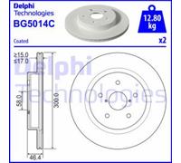 DELPHI BG5014C Disco freno