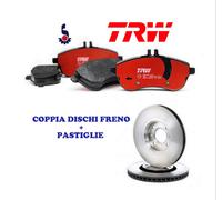 DISCHI FRENO DELPHI + PASTIGLIE ANTERIORI TRW FIAT 500L 1.3 D MULTIJET DAL 2012