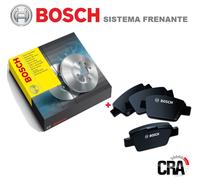 COPPIA Dischi Anteriore BOSCH Citroen C3 C4 XSara - Peugeot 206 208 2008 DS3