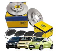 Dischi Freno e Pastiglie Magneti Marelli per Fiat Panda MBD0186 e PF0215