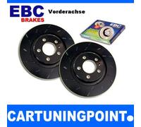 Dischi Freno EBC Anteriore Black Dash per Mercedes-Benz CLK C209 USR1237
