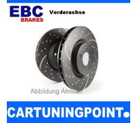 Dischi Freno EBC Anteriore Turbo Groove per Lotus Esprit S2 GD005