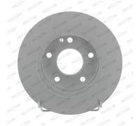 Dischi freno FERODO DDF1034C anteriore, pieno, 2 Pezzo