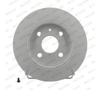 Dischi freno FERODO DDF1043C posteriore, completo, 2 pezzo