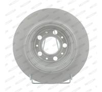 Dischi freno FERODO DDF1079C posteriore, pieno, 2 Pezzo