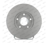 Dischi freno FERODO DDF1249C anteriore, ventilato, 2 Pezzo