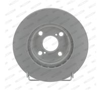 Dischi freno FERODO DDF1294C anteriore, ventilato, 2 Pezzo