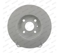 Dischi freno FERODO DDF1313C posteriore, pieno, 2 Pezzo
