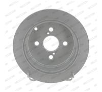 Dischi freno FERODO DDF1419C posteriore, pieno, 2 Pezzo