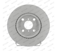Dischi freno FERODO DDF1587C anteriore, ventilato, 2 Pezzo