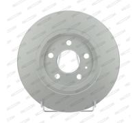Dischi freno FERODO DDF1666C posteriore, pieno, 2 Pezzo