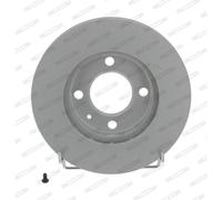 Dischi freno FERODO DDF175C anteriore, ventilato, 2 Pezzo