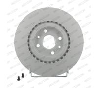 Dischi freno FERODO DDF220C anteriore, ventilato, 2 Pezzo