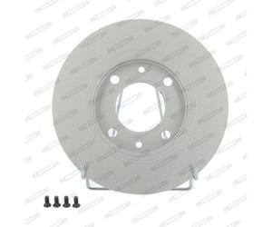 Dischi freno FERODO DDF244C posteriore, pieno, 2 Pezzo