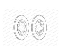 FERODO DDF2484C Disco freno