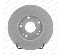 Dischi freno FERODO DDF2524C posteriore, pieno, 2 Pezzo