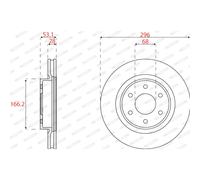 FERODO DDF2742C Disco freno