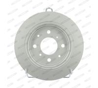Dischi freno FERODO DDF468C posteriore, pieno, 2 Pezzo