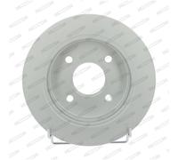 Dischi freno FERODO DDF479C posteriore, ventilato, 2 Pezzo
