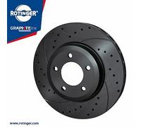 Dischi freno FORATI e BAFFATI ROTINGER + Pastiglie ATE Alfa Giulia (952) 330MM