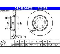 Dischi freno Hyundai i30 1.4 24.0123-0123.1 (1 pezzo)