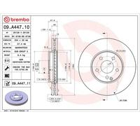 Kit Coppia Dischi Freno Brembo Ant Per Mercedes Classe E 240 280 320 350 #9A