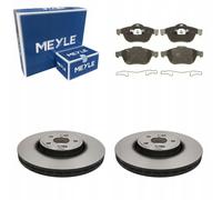 2x Disco freno Assale anteriore ventilato 16-15 521 0012 MEYLE per RENAULT