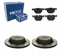 Dischi freno Meyle + pastiglie posteriori per BMW 5 E60 E61 2002- 6E63