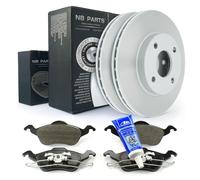 Dischi Freno + Pastiglie Anteriori ATE Plastilube per Ford Focus 1 Fino Anno
