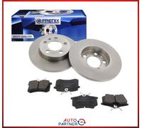 Dischi Freno + Pastiglie Posteriore Per VW Golf 4 4motion 1.8 2.0 1.9 Tdi Skoda