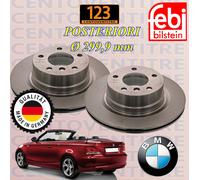 DISCHI FRENO POSTERIORI BMW SERIE 1 COUPE' (E82) - CABRIOLET (E88)