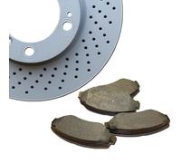 Dischi Freno Sportivo + Pastiglie Freni Anteriori per Audi A4 B5