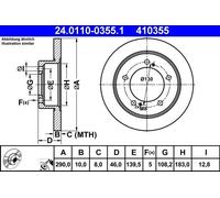 Dischi freno SUZUKI JIMNY 1.3 16V 24.0110-0355.1