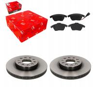 Dischi freno TRW + pastiglie anteriori per AUDI A3 ALTEA LEON OCTAVIA II GOLF...