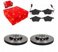 Dischi freno TRW + pastiglie anteriori per AUDI A4 B6 B7 A6 C5 EXEO SUPERB...