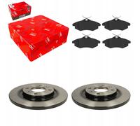 Dischi freno TRW + pastiglie anteriori per CITROEN C2 2003- C3 I 2002-