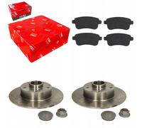 Dischi freno TRW + pastiglie posteriori per RENAULT MEGANE III CC SCENIC III