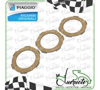 DISCHI FRIZIONE KIT 3 VESPA 50 SPECIAL N L R APE PK 90 125 PRIMAVERA ET3 PIAGGIO