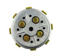 Dischi Frizione Moto Kit Completo di Cestello Tamburo di Installazione Frizione (5 Piastre di Attrito E 4 Piastre di Ferro) Kit per YBR125 2002-2013