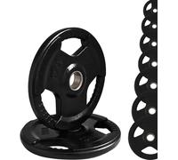 Dischi Ghisa Gommati Olimpionici Foro Ø50 mm Palestra, Home Gym Da 1.25 A 25 kg
