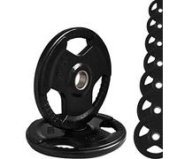 G5 HT SPORT Dischi Ghisa Gommati Olimpionici Foro Ø50 mm per Palestra E Home Gym da 1.25 A 25 kg per Manubri E Bilancieri (2 X 15 kg)