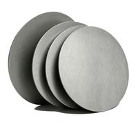 Dischi grezzi inox 304, spessore 0,8 mm, 50-300 mm, 4 pezzi