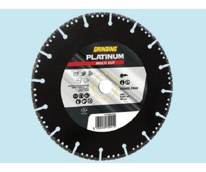 Dischi Grinding diamantati Platinum Multi Cut - Ø 230x3,1 mm. - foro 22,2