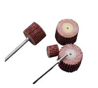 Dischi Lamellari 23 Pcs Sanding And Polishing With Spindles For Accessories Flap Wheel Abrasive Die Grinder Baffle Drills(180Grit)
