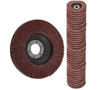 Dischi lamellari 40 pezzi 4,5 pollici - 40 60 80 120 dischi di macinazione grana 4 1/2 assortiti mole, abrasivi in ossido di alluminio, disco smerigliatrice