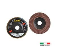 Dischi Lamellari da Sgrosso al Corindone Ø 115 mm Foro 22 Grana 40 10 Pezzi