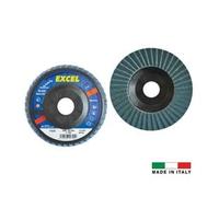Dischi Lamellari da Sgrosso allo Zirconio Ø 115 mm Foro 22 Grana Cod 41560