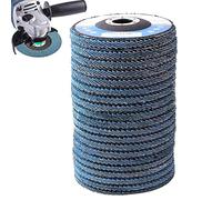 Dischi lamellari professionali | Dischi abrasivi 10 pezzi grana 40/60/80/120 | abrasivi grana 40/60/80/120 Lame Smerigliatrice angolare, alta densità e industriale